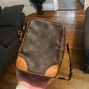 Louis Vuitton Monogram Tan and Brown Messenger bag crossbody
